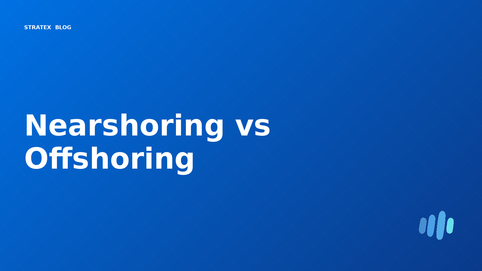 Nearshoring vs Offshoring: Una comparación para la optimización de tu cadena de suministro